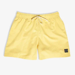 Beachshort solid yellow