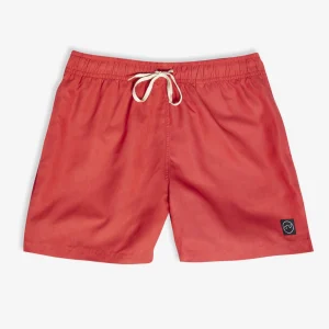 Beachshort solid red
