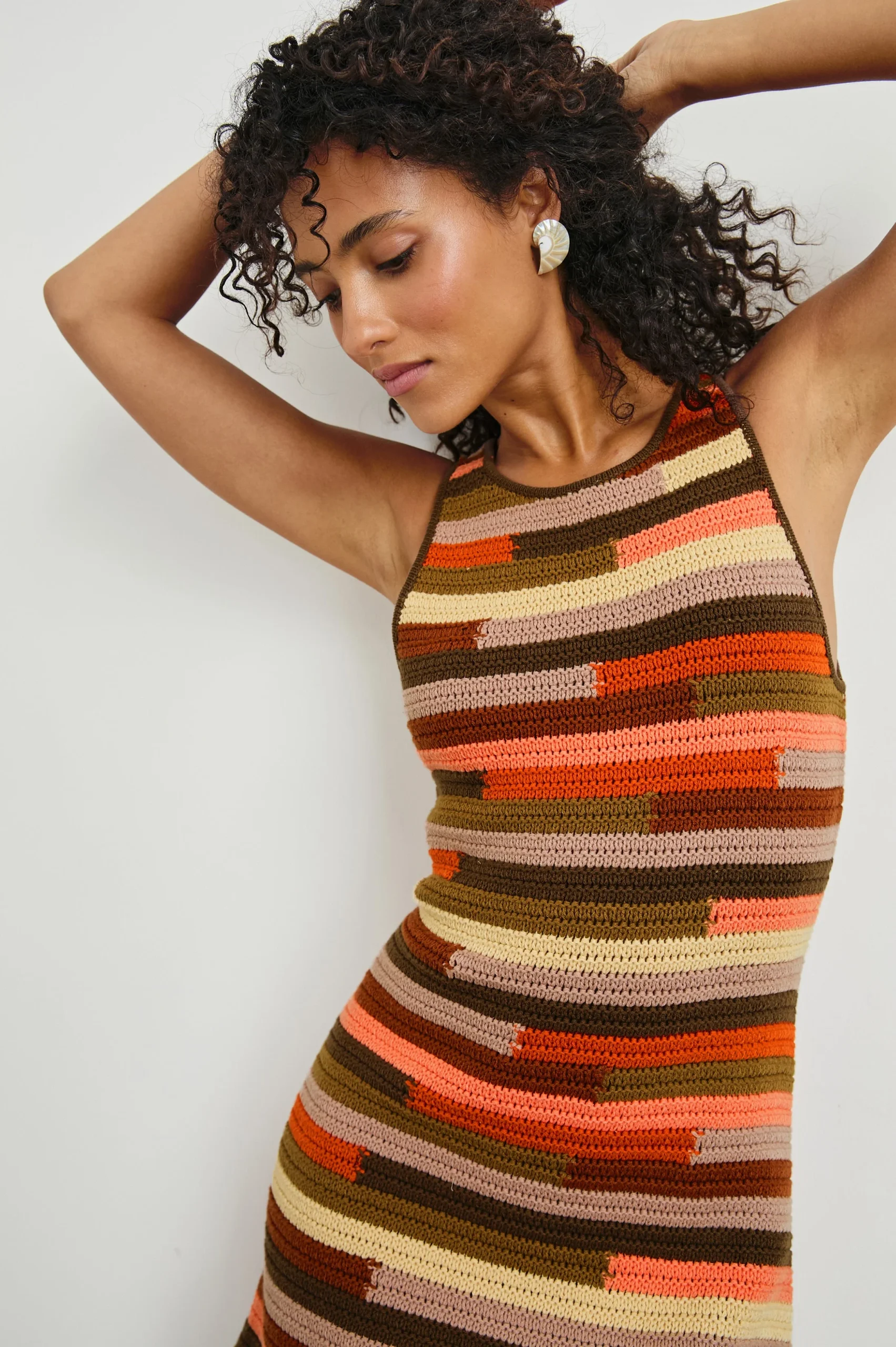 AKAYA DRESS - TROPIC STRIPE – Image 4