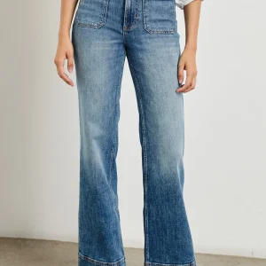 ALAMITOS FLARED TROUSER - TRADEWIND