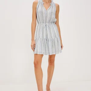 ALBANY DRESS - ANTIBES STRIPE