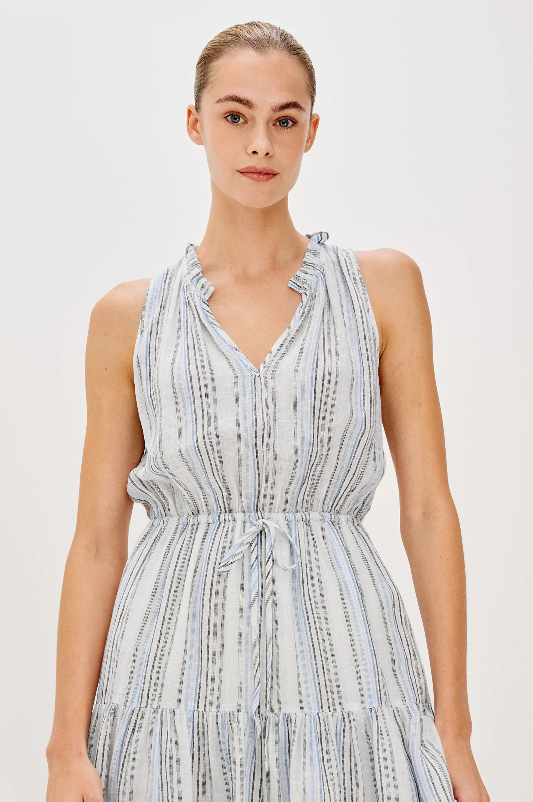 ALBANY DRESS - ANTIBES STRIPE – Image 4
