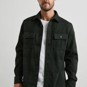 ALDER SHIRT JACKET - EVERGREEN ONYX