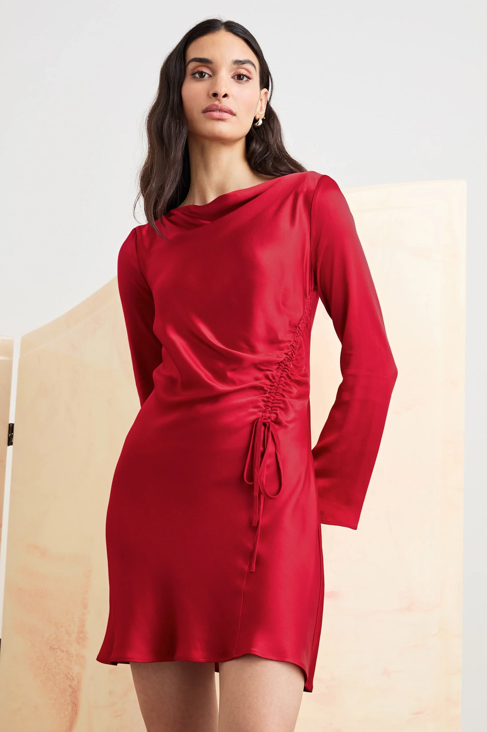 ALESSANDRA DRESS - SCARLET – Image 3