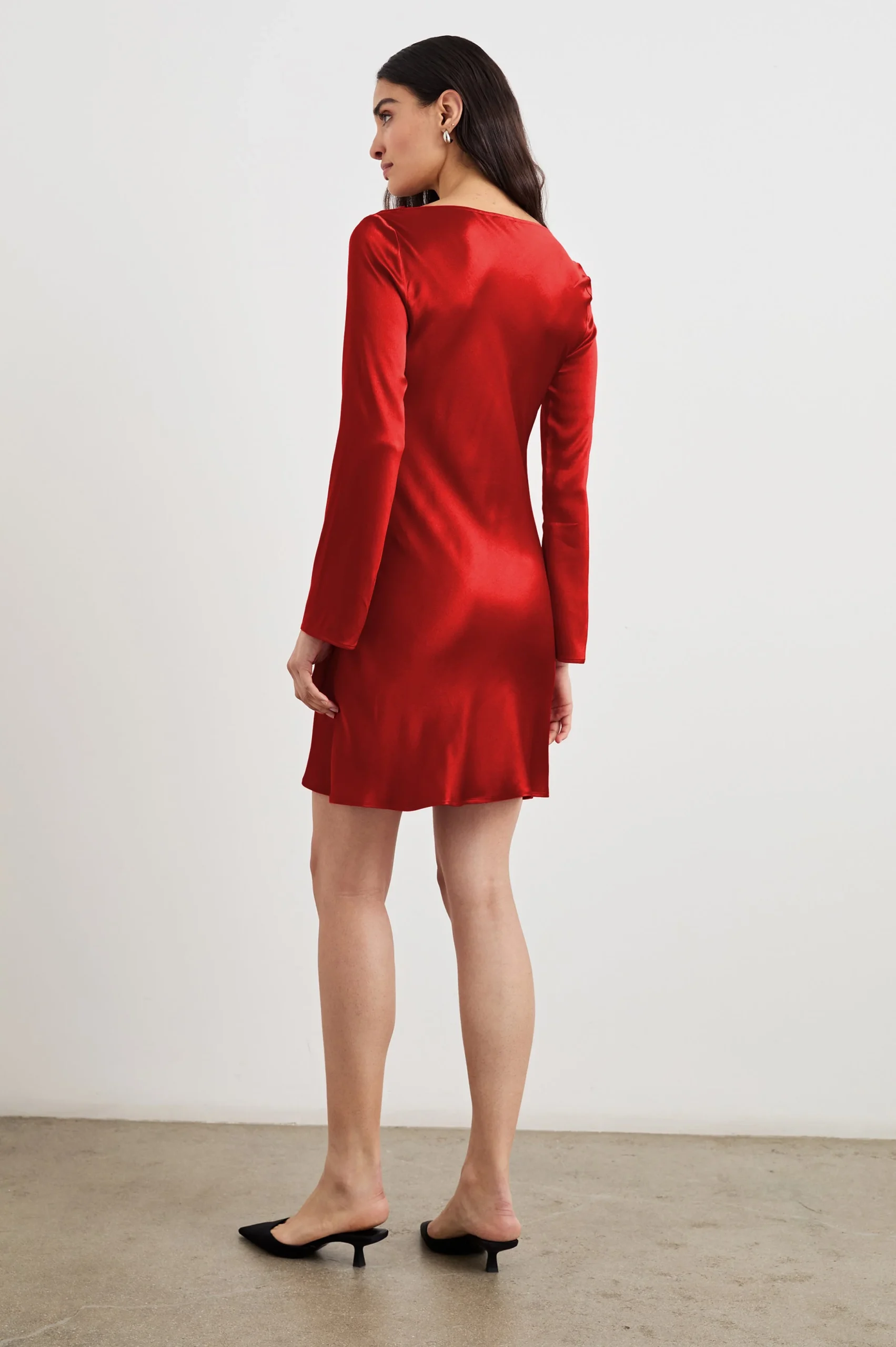 ALESSANDRA DRESS - SCARLET – Image 5