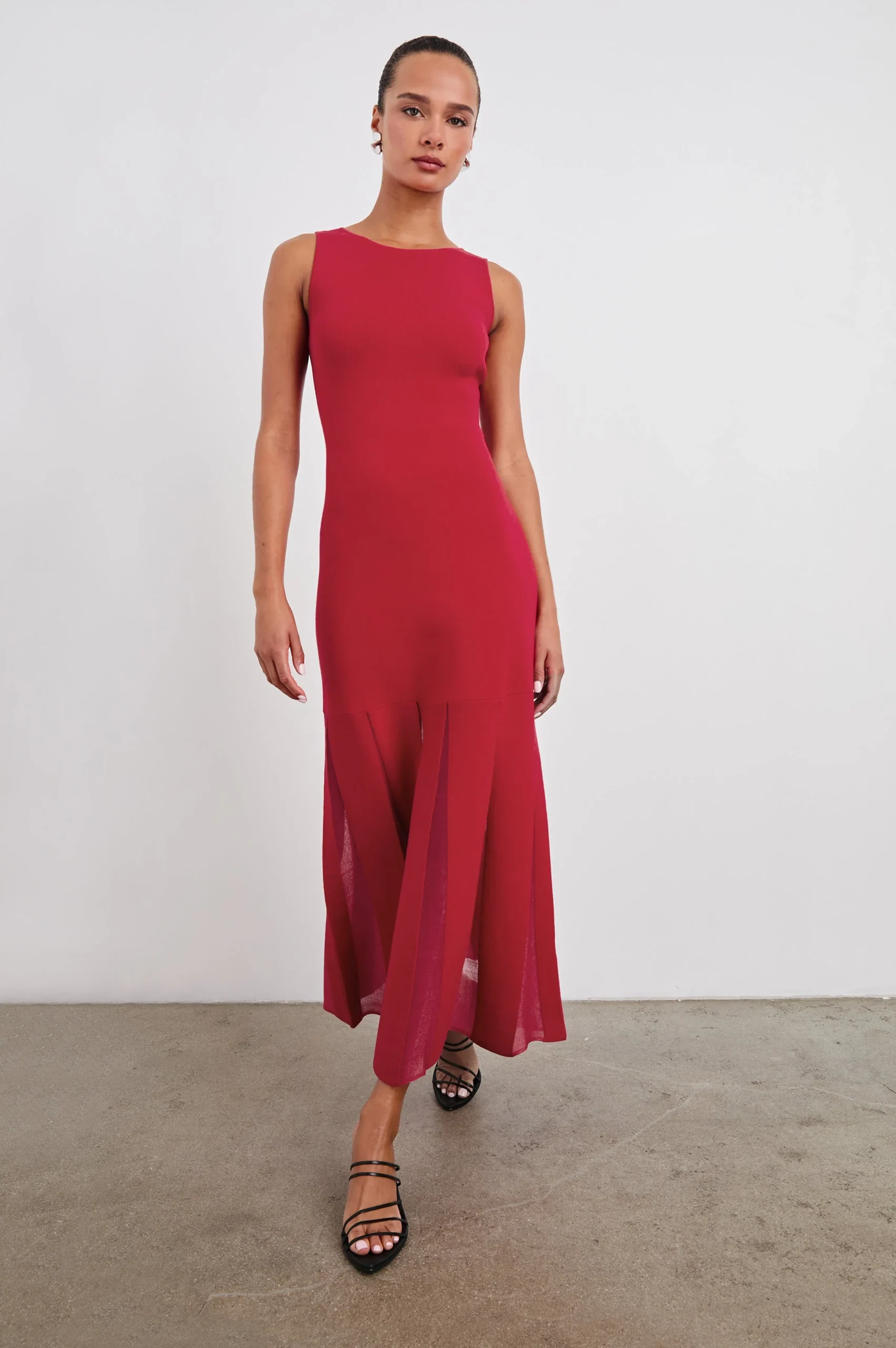ALESSIA DRESS - SCARLET – Image 4