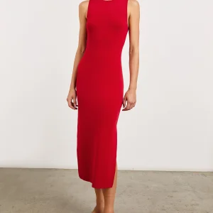 ALORA DRESS - CHERRY