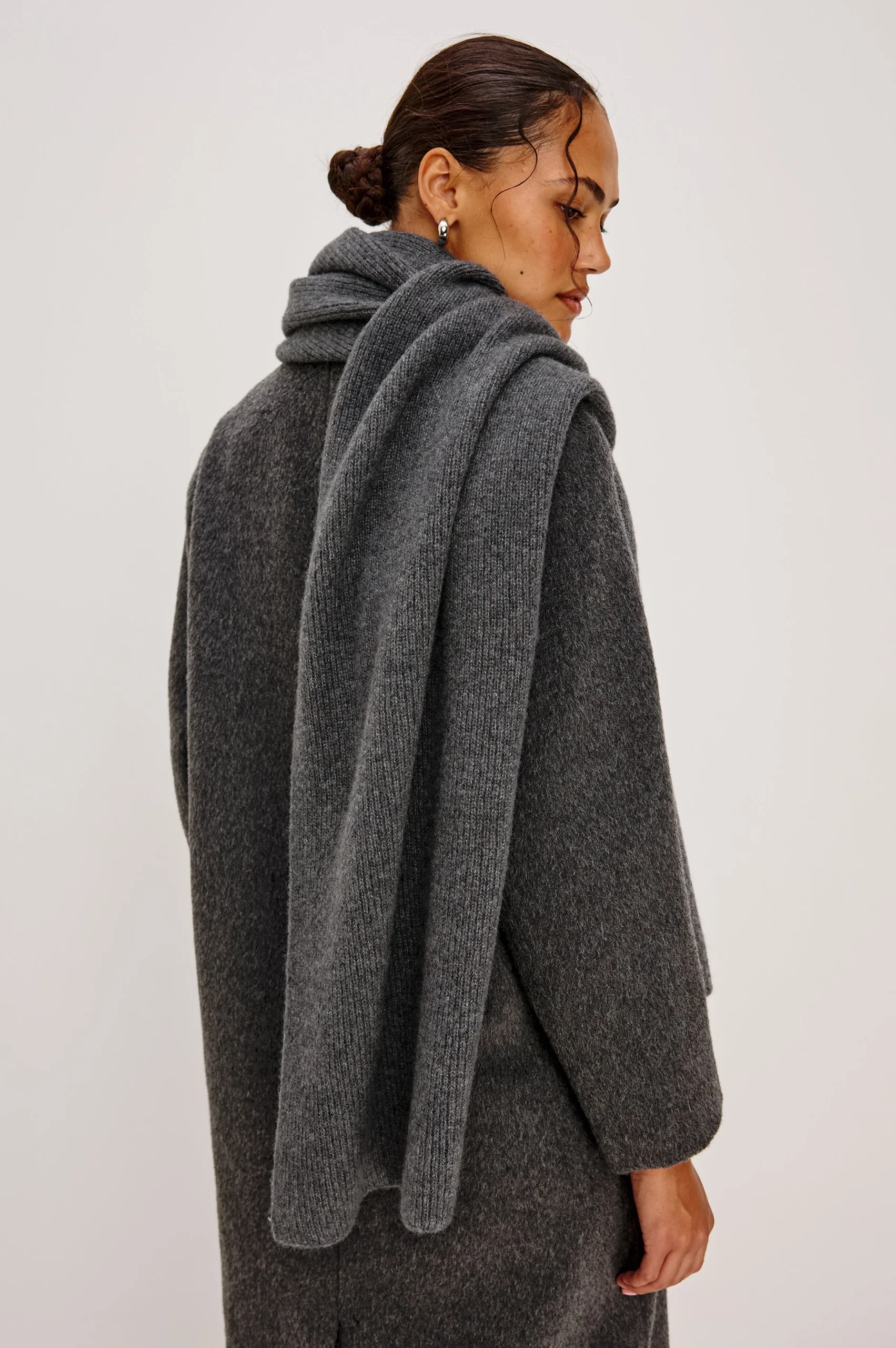 ALPS CASHMERE SILK SCARF - THUNDER – Image 5