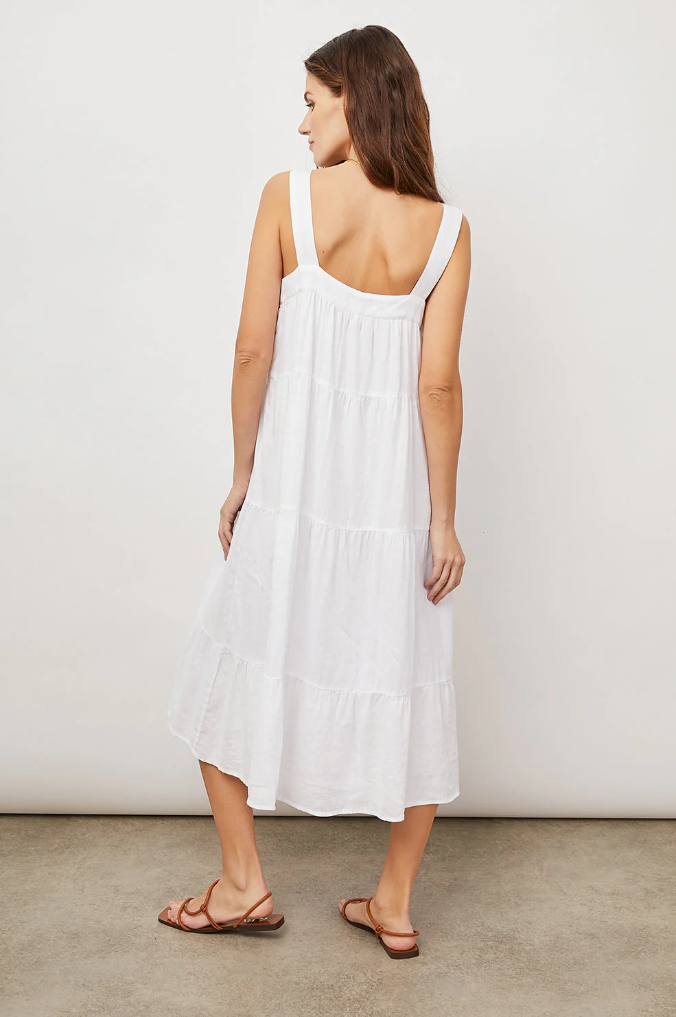 AMAYA DRESS - BRIGHT WHITE – Image 4