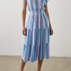 AMELLIA DRESS - KONA STRIPE