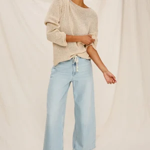 ANGELENO WIDE LEG CROP - SCUBA