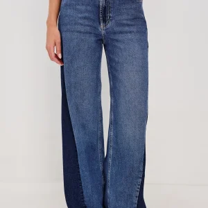 ANGELENO WIDE LEG - INDIGO GROVE GODET