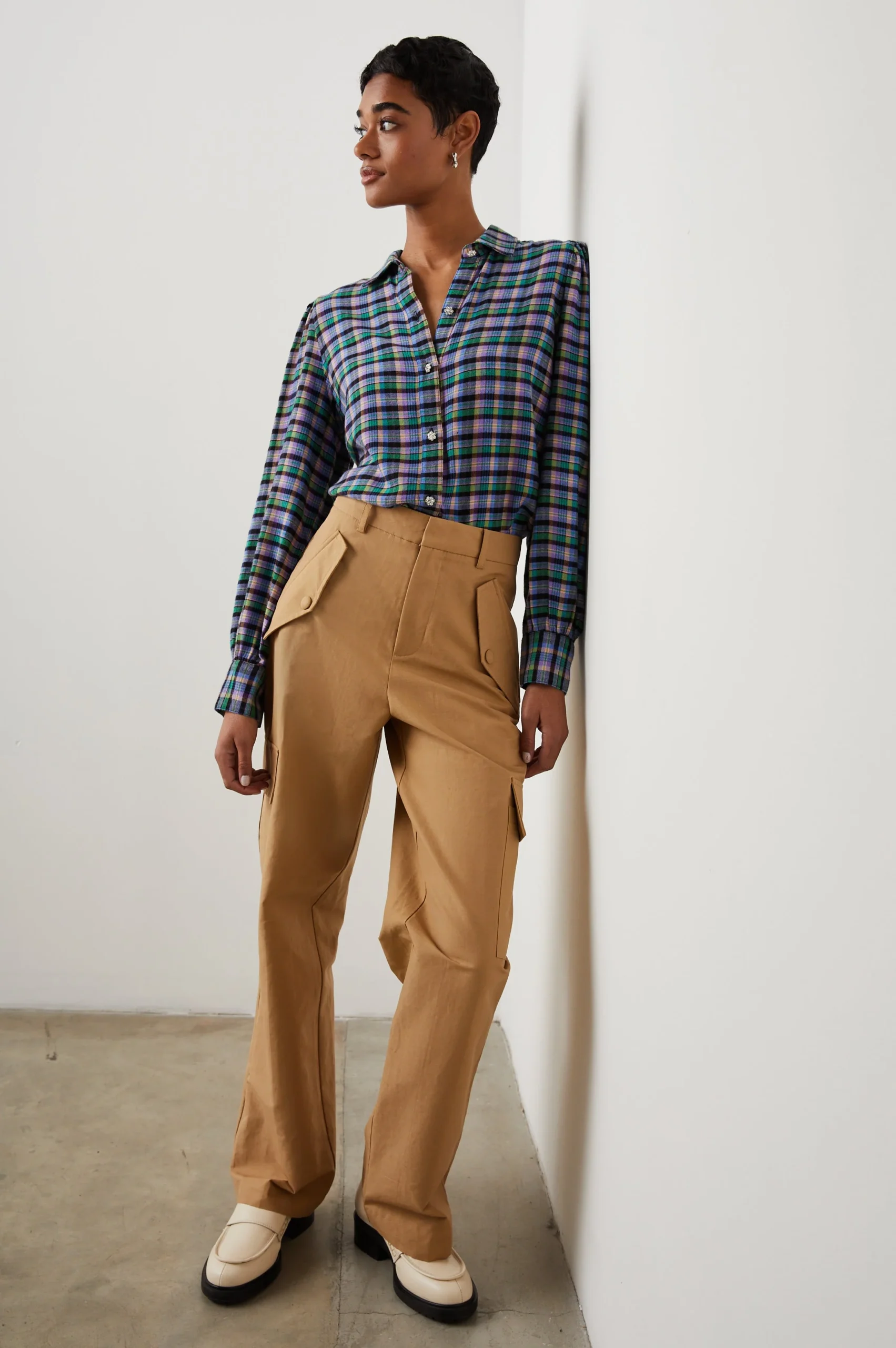 ANGELICA SHIRT - IRIS PEACH – Image 5