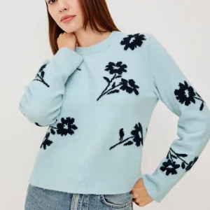 ANISE SWEATER - WINTER BLUE FLORAL