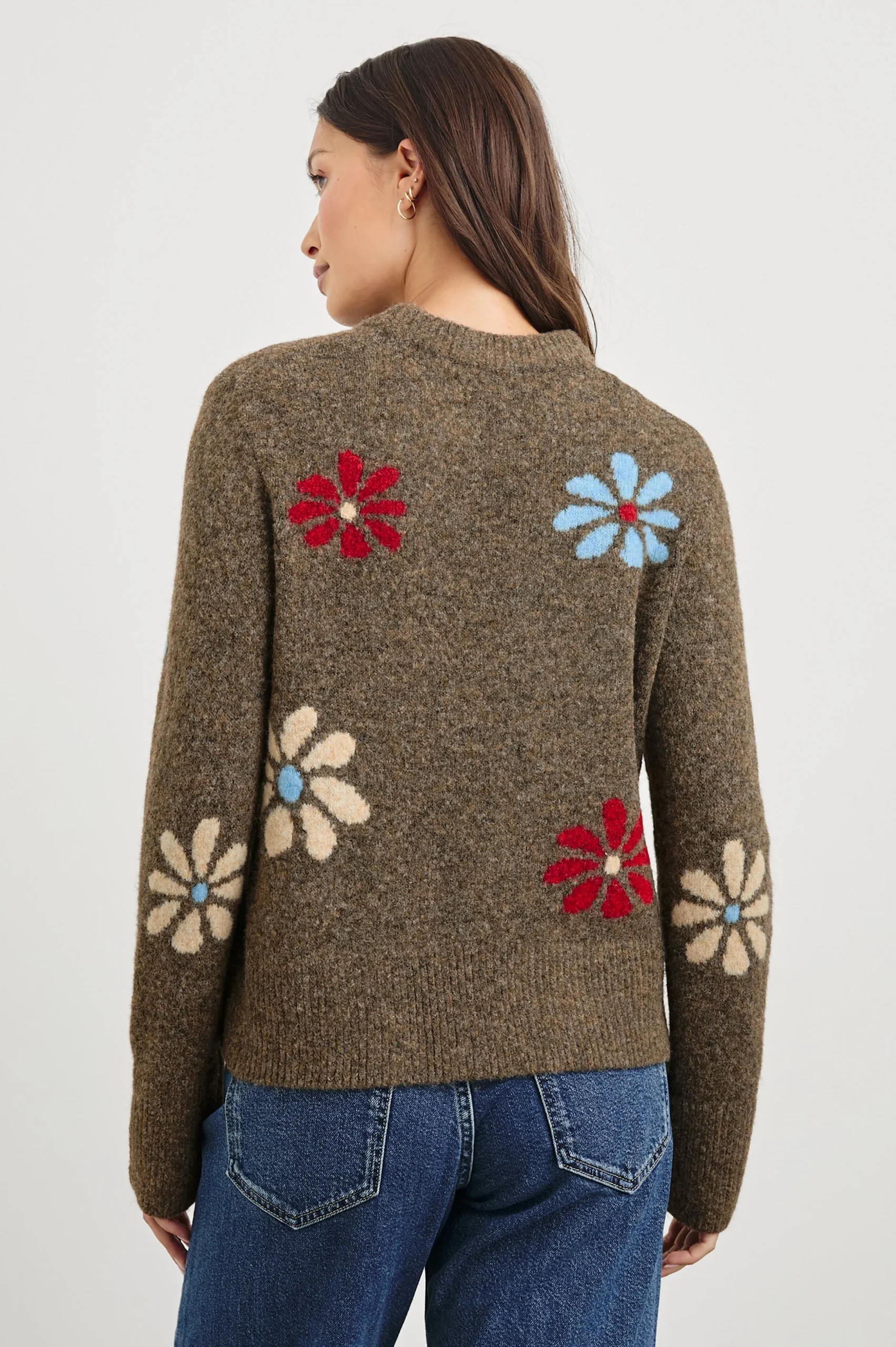 ANISE SWEATER - WINTER FLORAL – Image 6