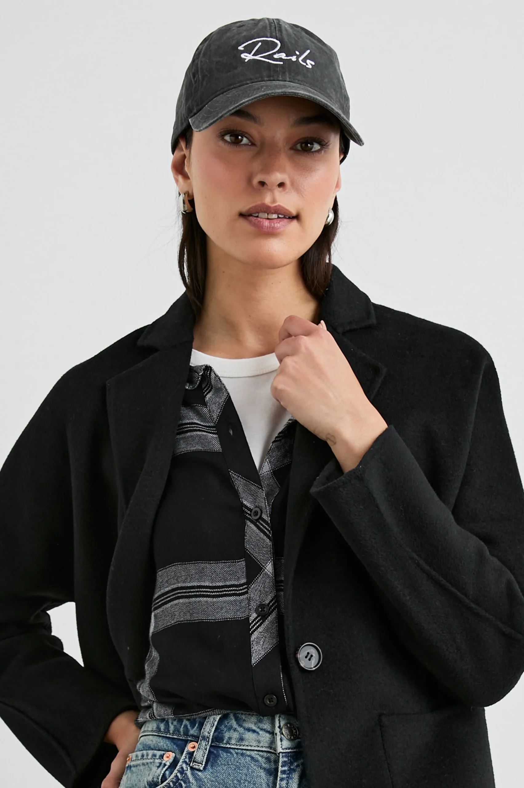 ANNIVERSARY BASEBALL CAP - WASHED BLACK – Image 5