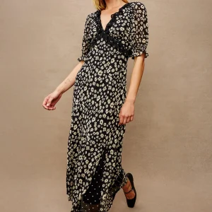 ANNMARIE DRESS - DAISY DOT COMBO