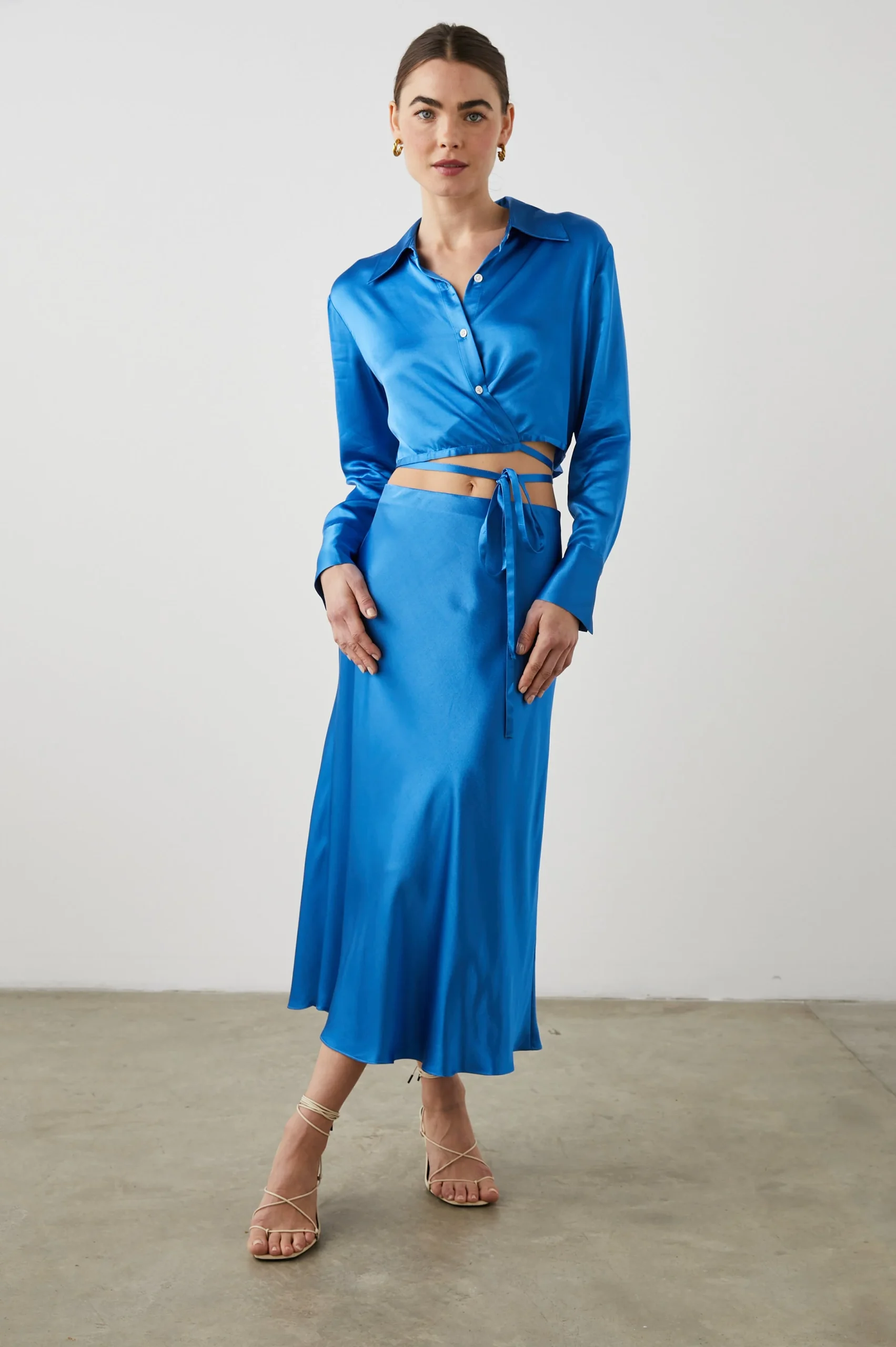 ANYA SKIRT - COBALT – Image 4