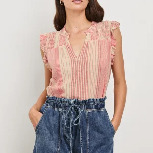 ARLENE TOP - SALERNO STRIPE