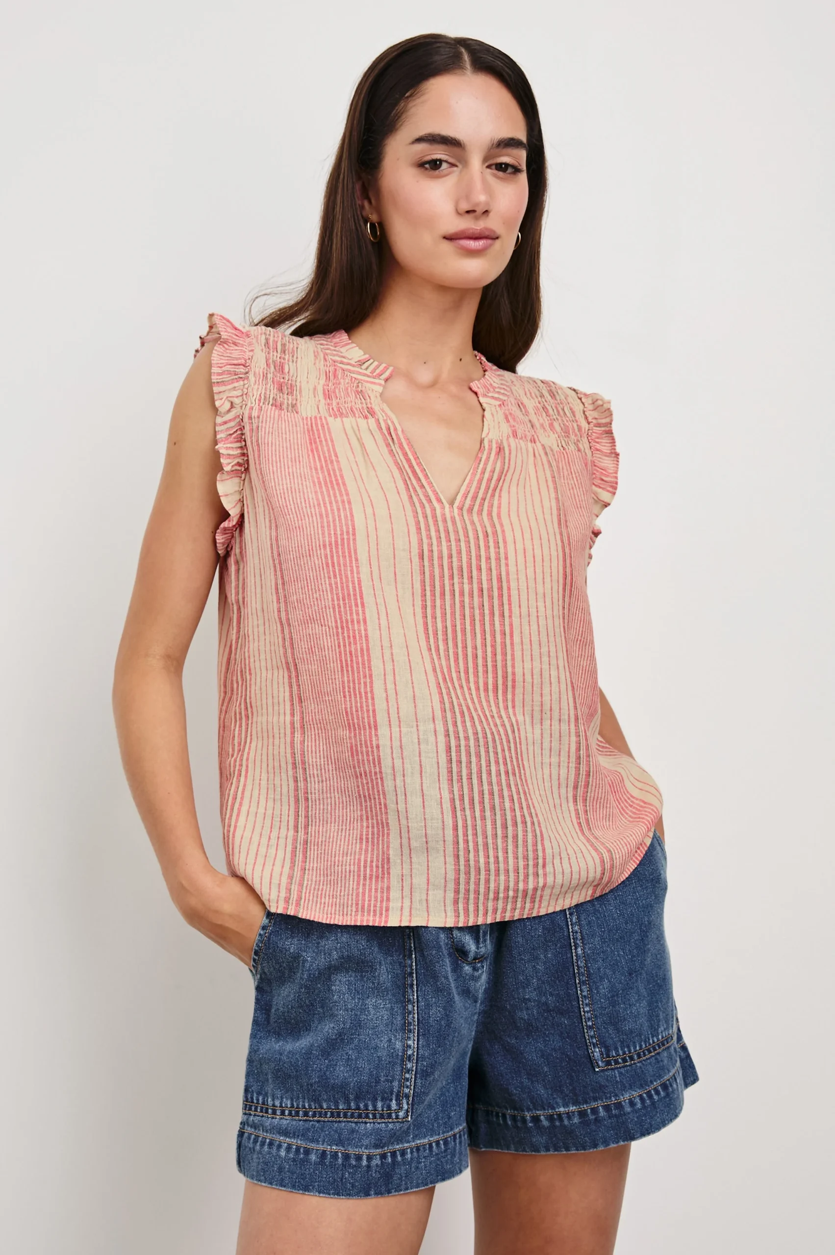 ARLENE TOP - SALERNO STRIPE – Image 5