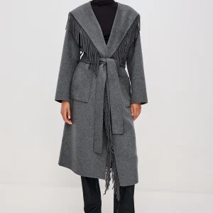 ARLON COAT - HEATHER CHARCOAL