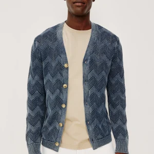 ASHE CARDIGAN - SUNFADED NAVY