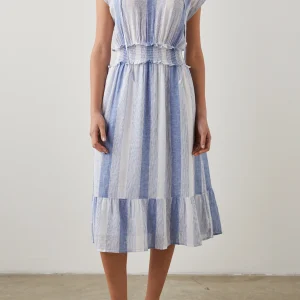 ASHLYN DRESS - NEVIS STRIPE