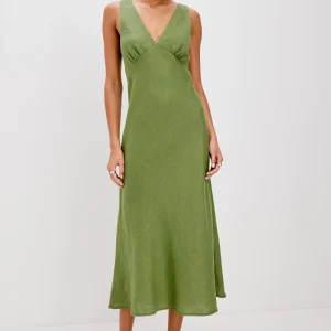 AVIANNA DRESS - DILL