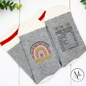 Bas de laine avec imprimé - Super Prof Jaune