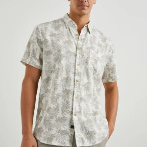 CARSON SHIRT - DOTTED FRONDS SENECA