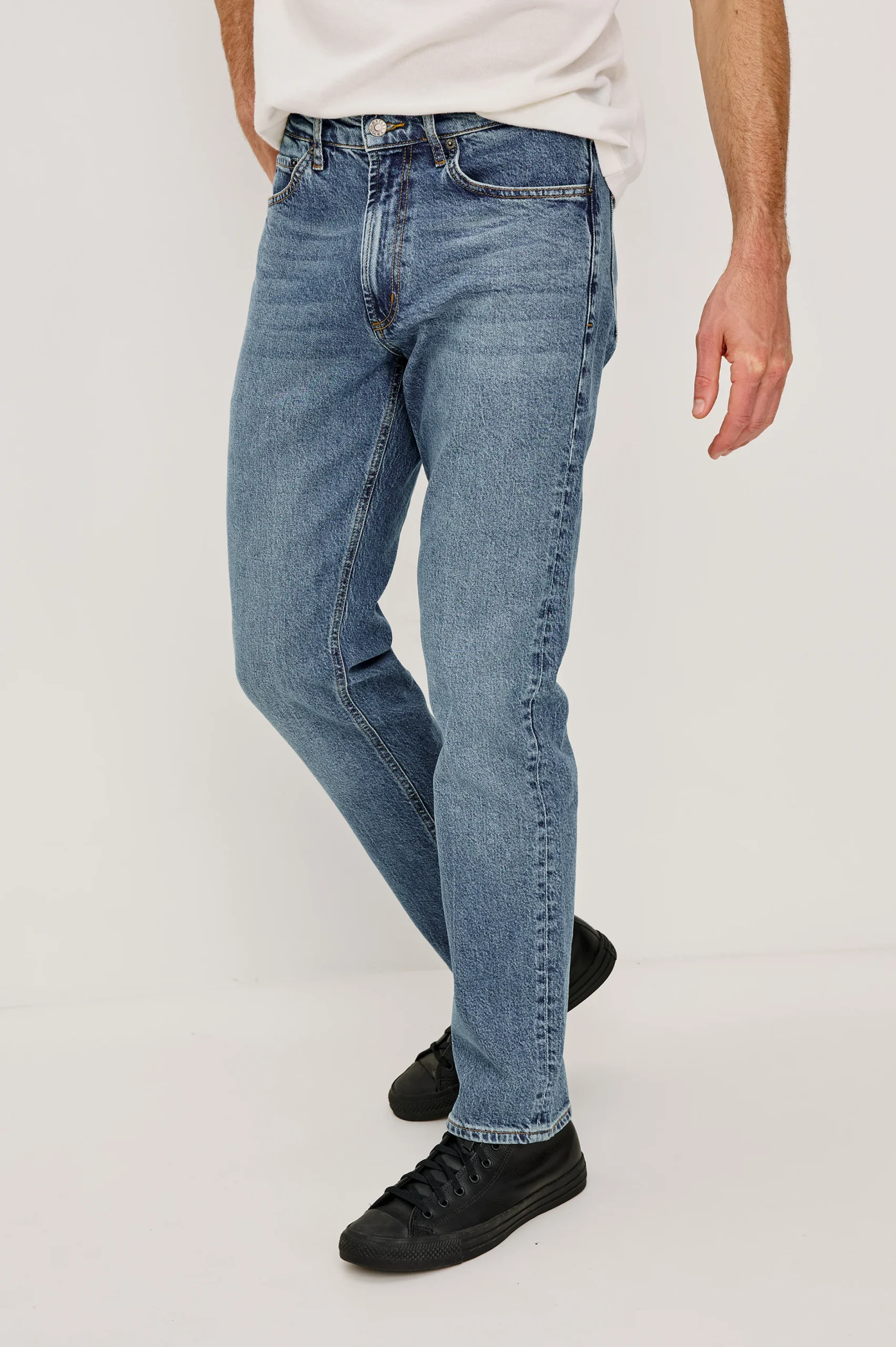 CLAYTON SLIM STRAIGHT - HERITAGE INDIGO – Image 2