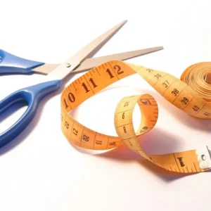 Cousu / collé / galonné intérieur 20 cm