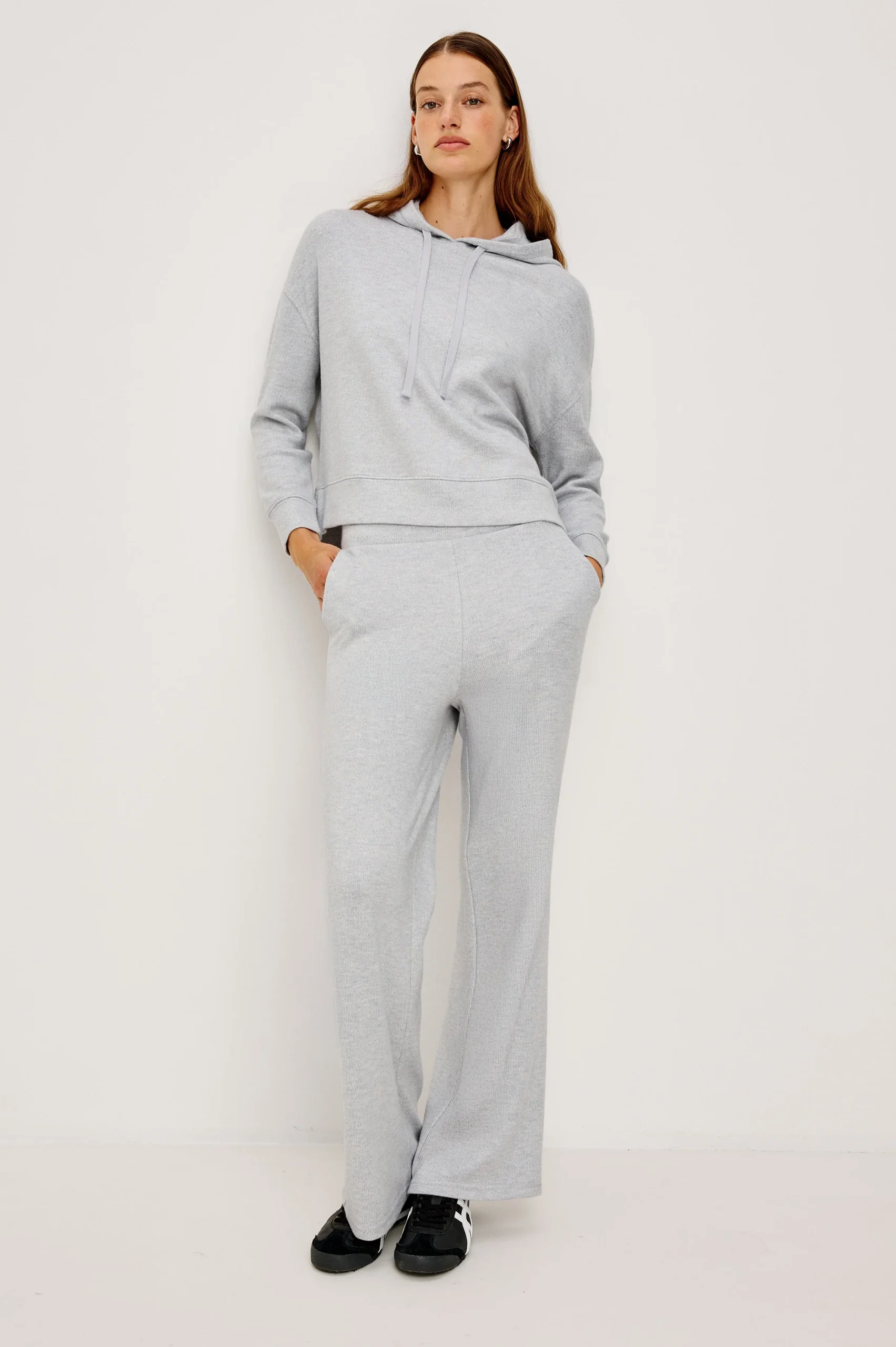 ELLERY SWEATPANT - HEATHER GREY BRUSHED – Image 4