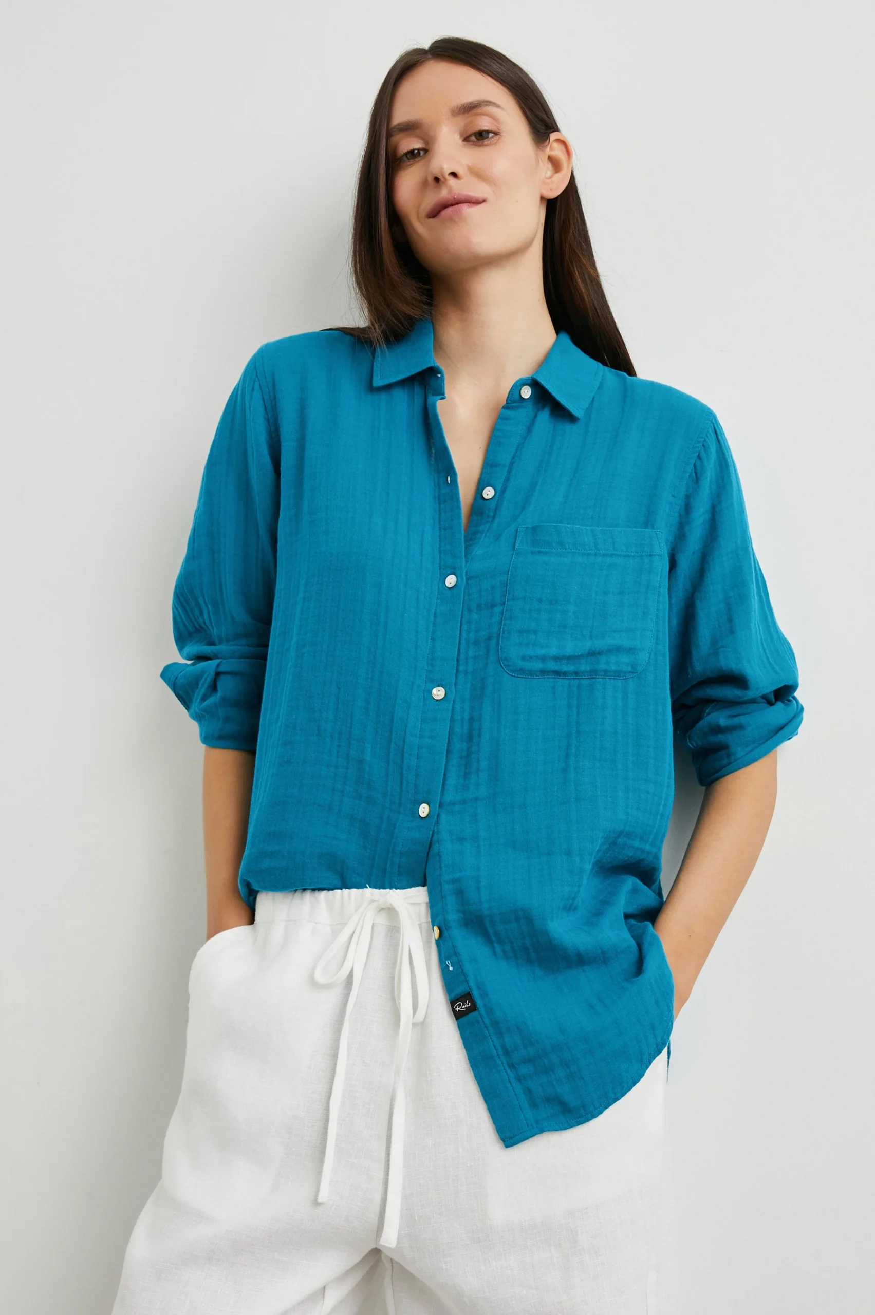 ELLIS SHIRT - TURKISH TILE – Image 5