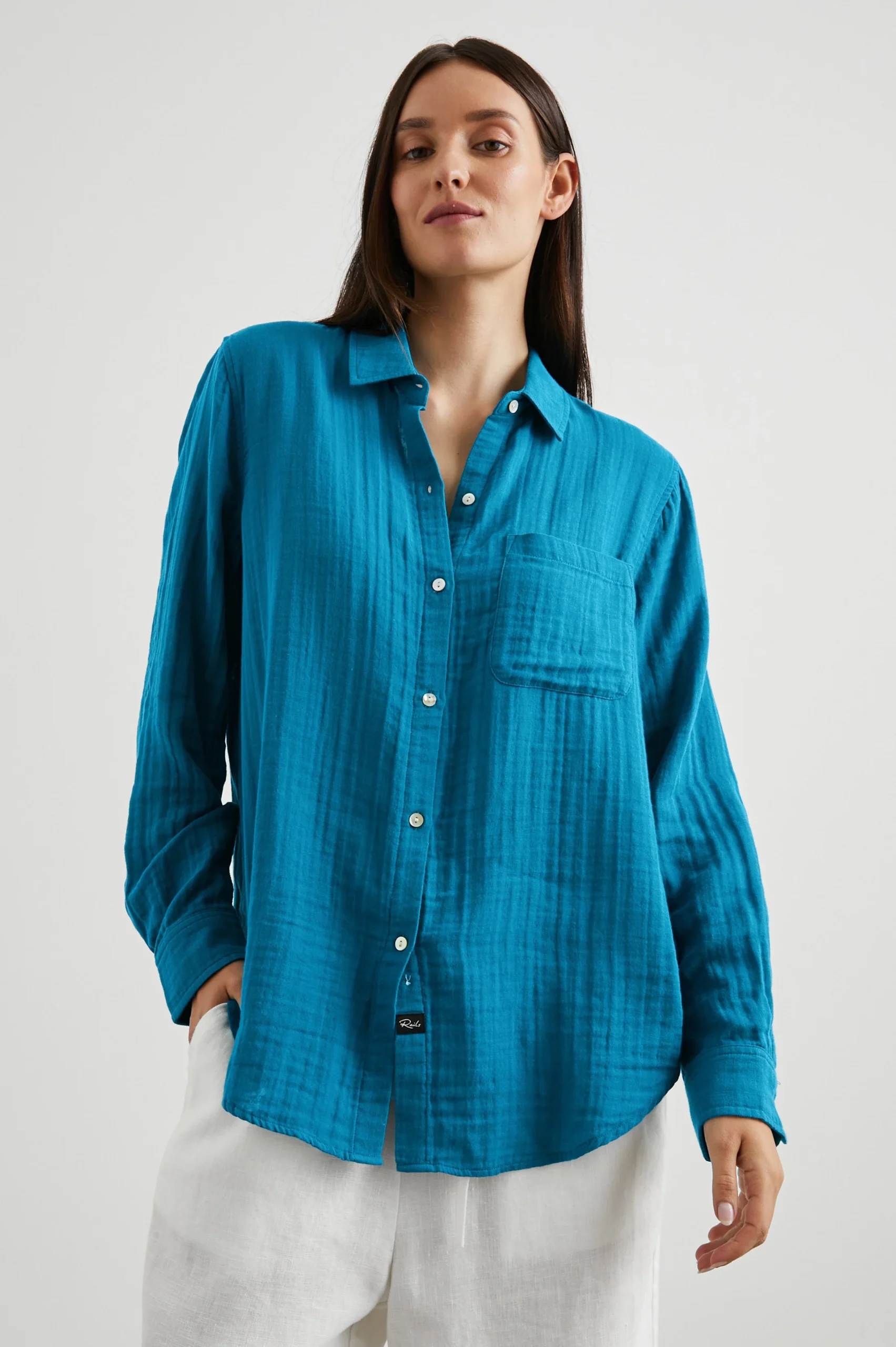 ELLIS SHIRT - TURKISH TILE – Image 2