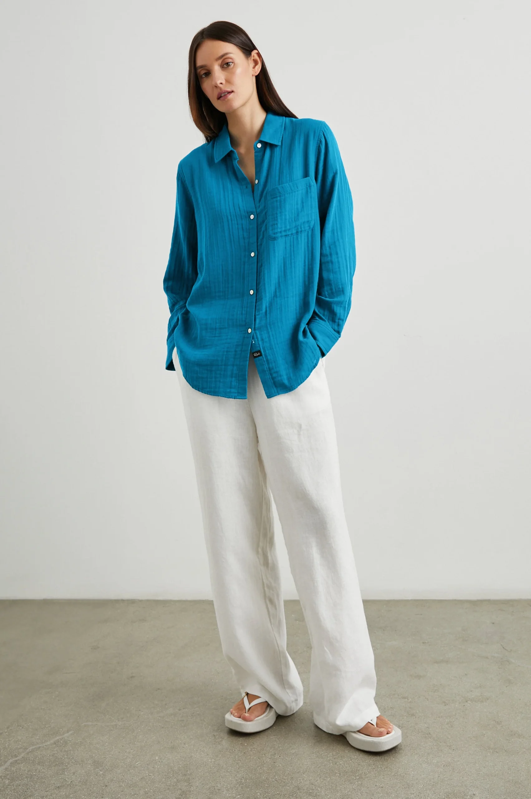 ELLIS SHIRT - TURKISH TILE – Image 4