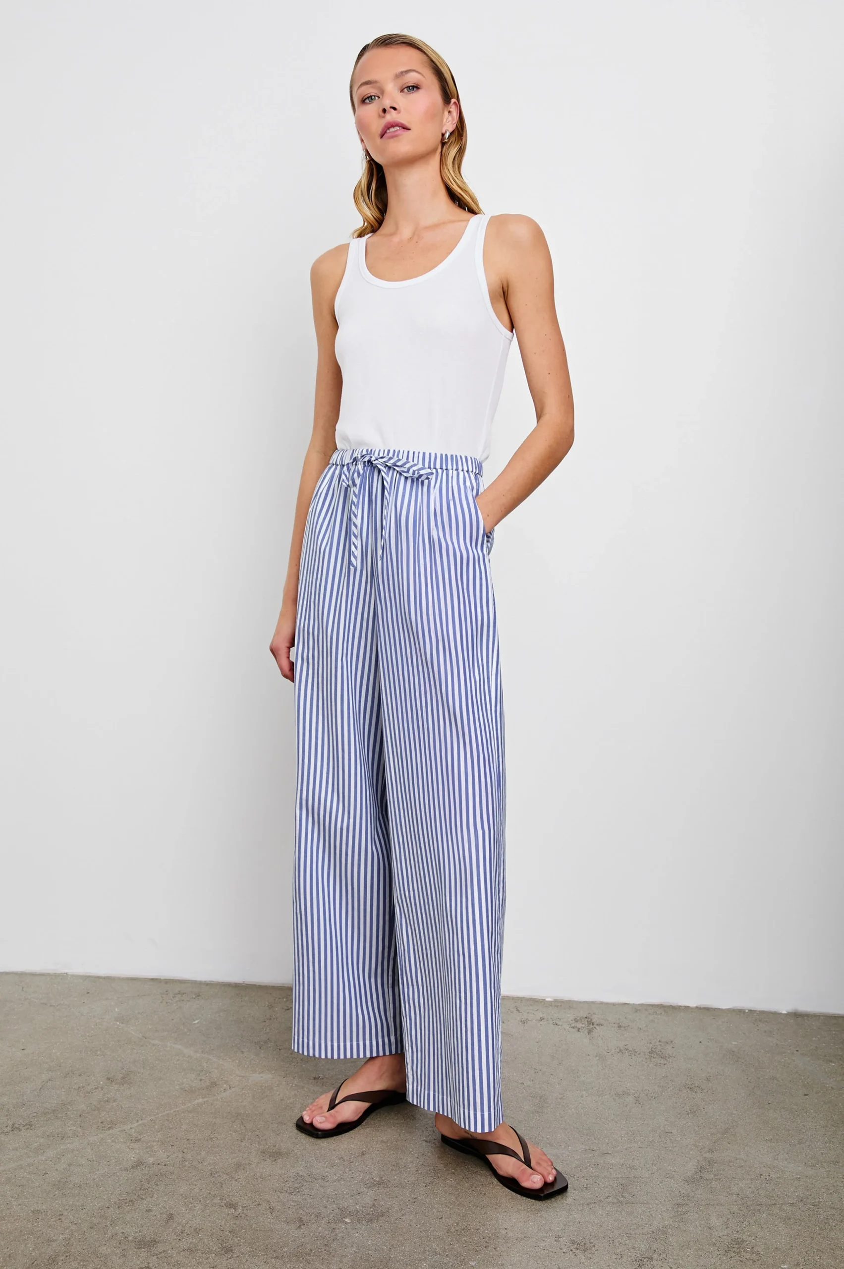 EMMIE PANT - MARINER WHITE STRIPE – Image 5