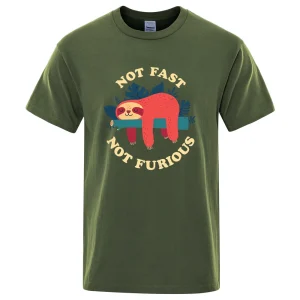 T-Shirt humour Not Fast Not Furious