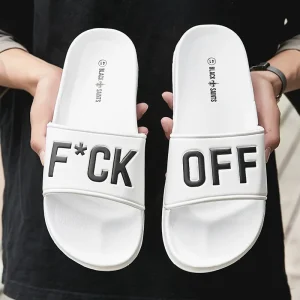 Claquettes Streetwear F*ck Off