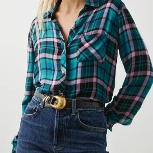 HUNTER SHIRT - AQUA LILAC