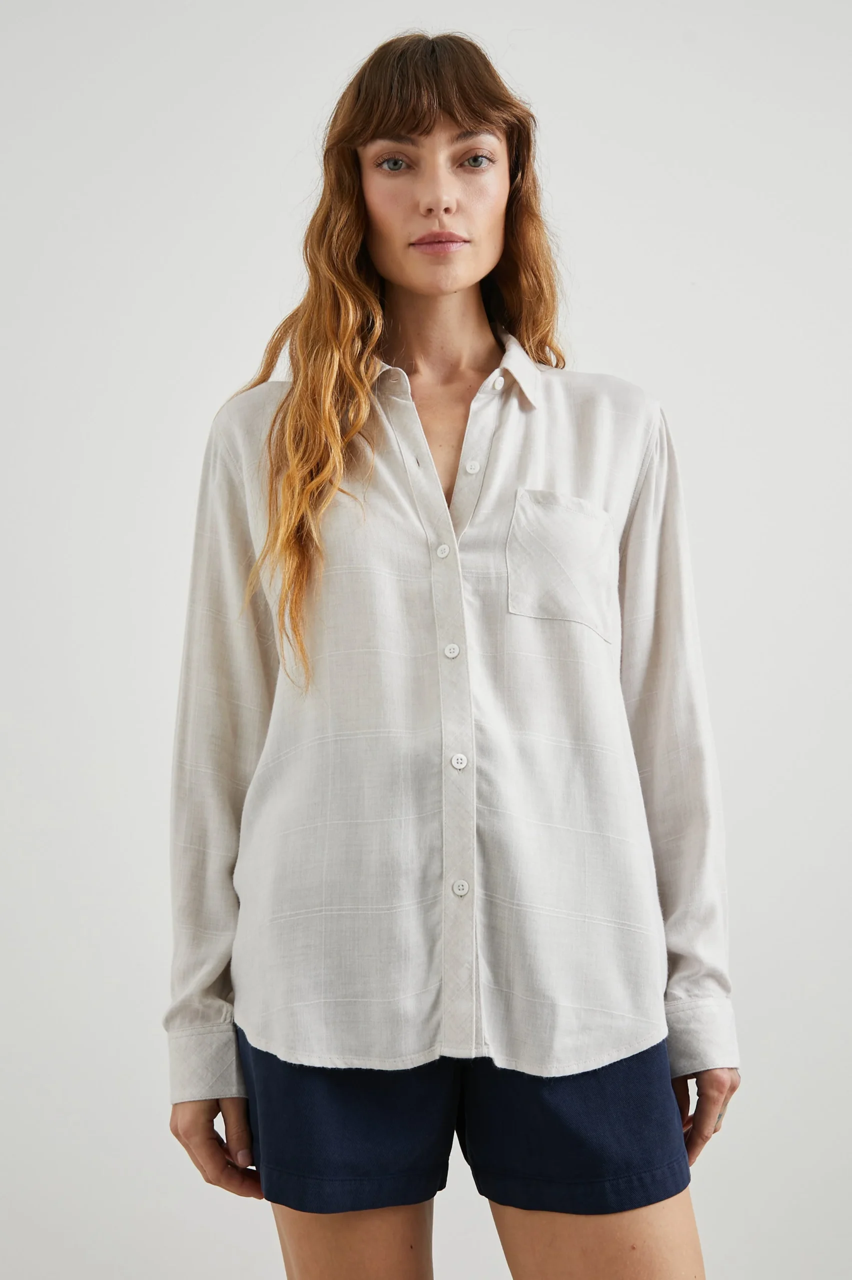 HUNTER SHIRT - BIRCH HEATHER – Image 2