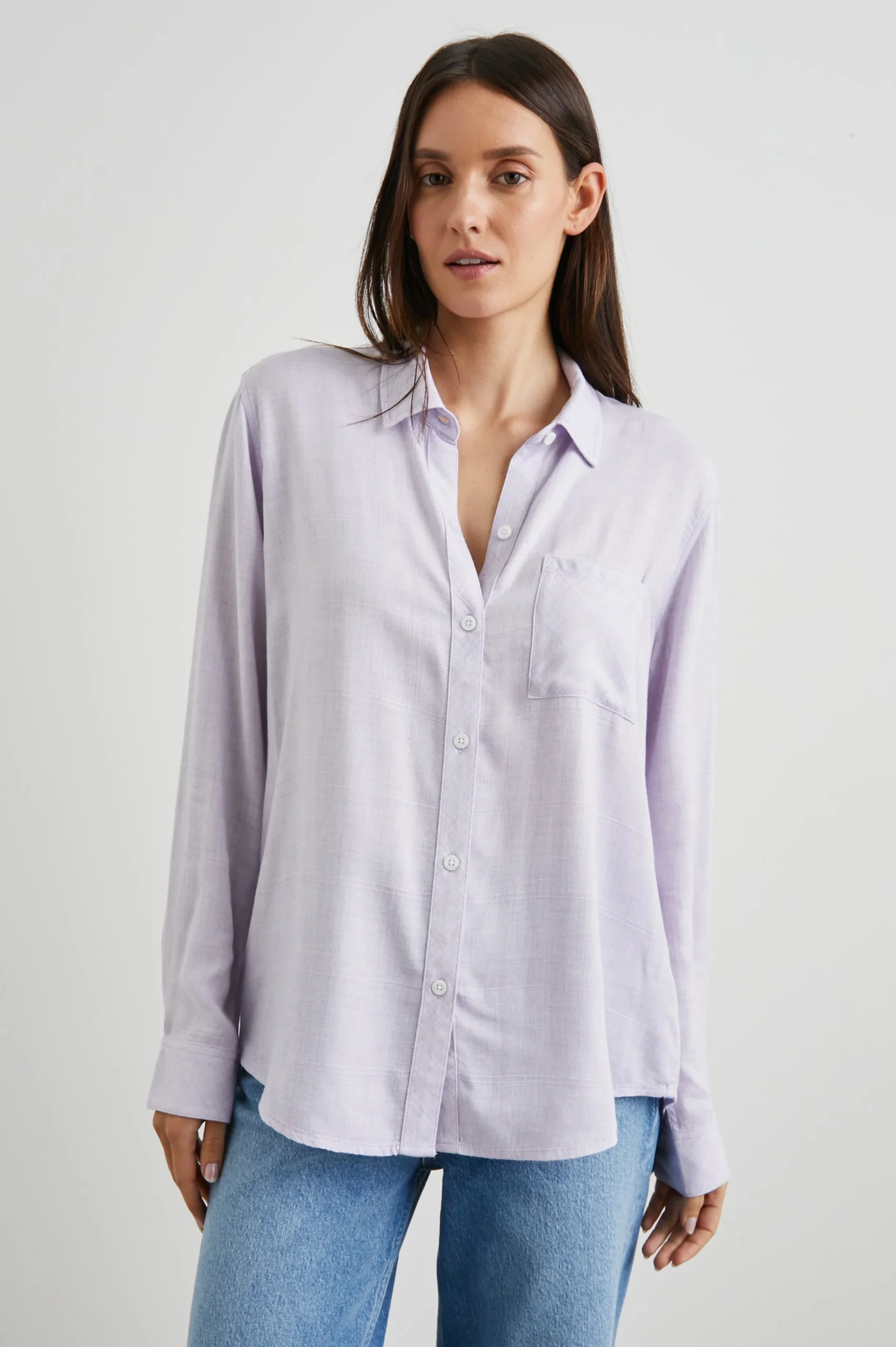 HUNTER SHIRT - LAVENDER HEATHER – Image 3