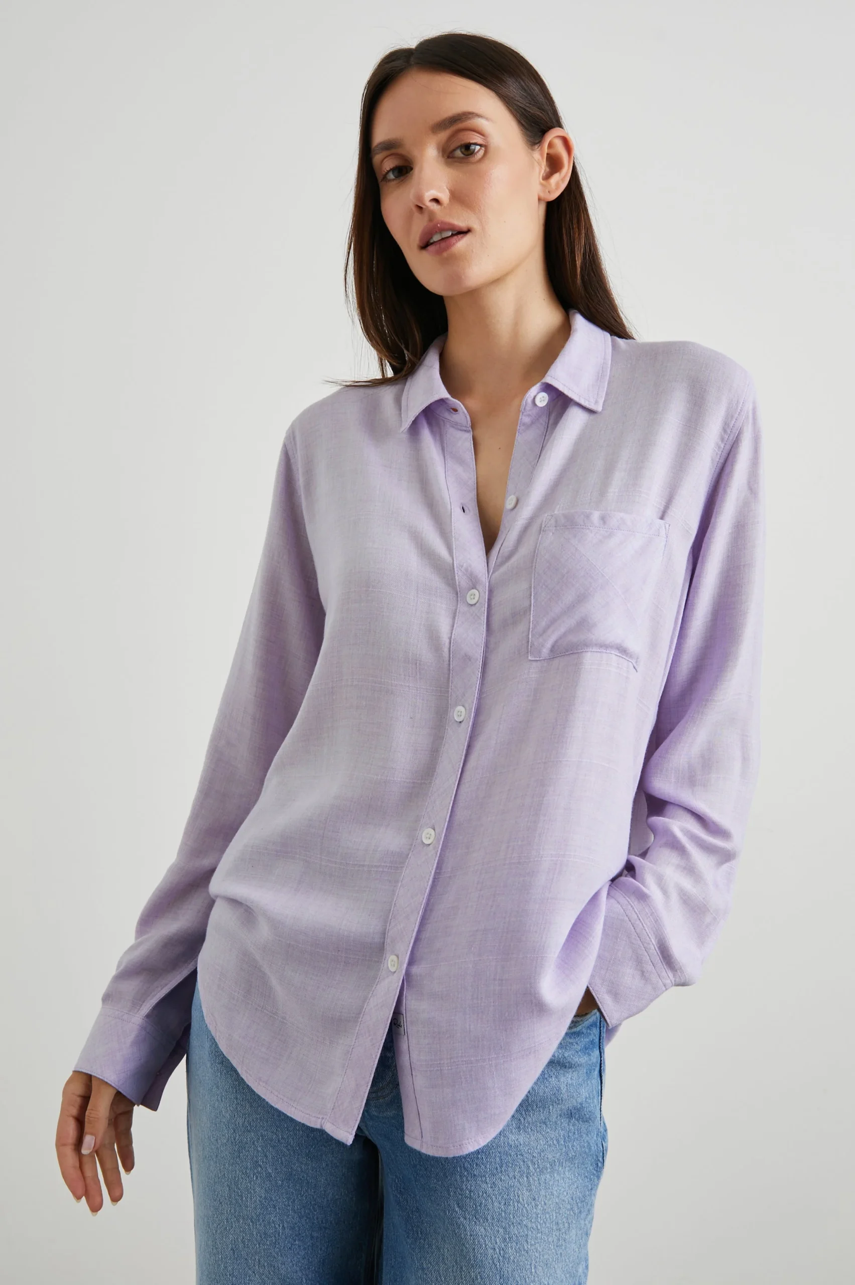 HUNTER SHIRT - LAVENDER HEATHER – Image 4