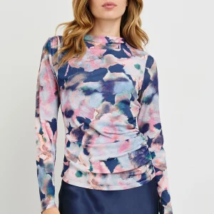 JOELLE TOP - MIDNIGHT VERBENA