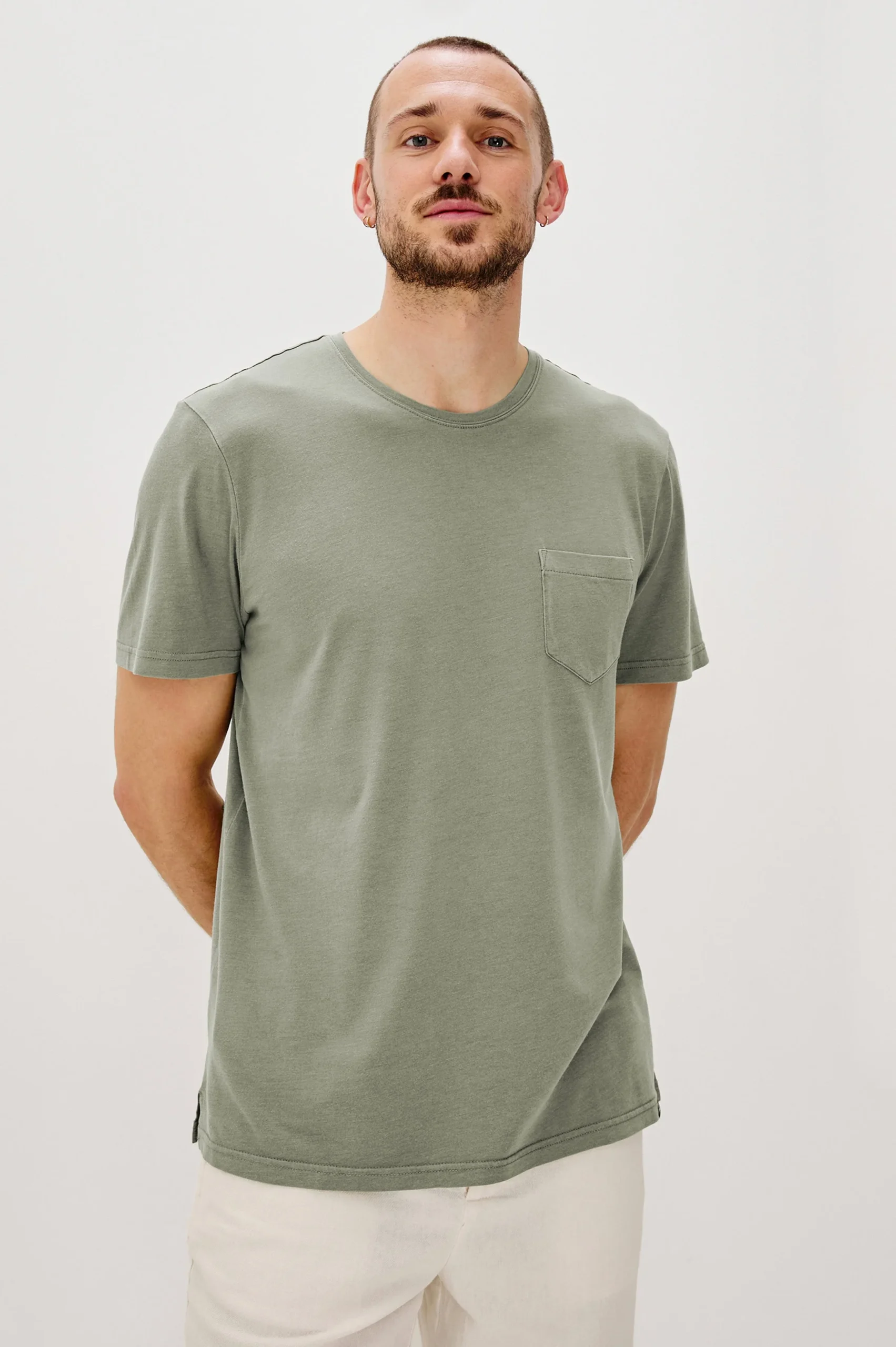 JOHNNY T-SHIRT - OLIVE – Image 2