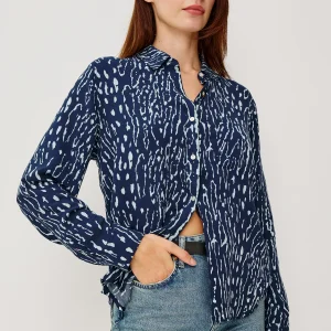 JOSEPHINE SHIRT - DARK NAVY LYNX