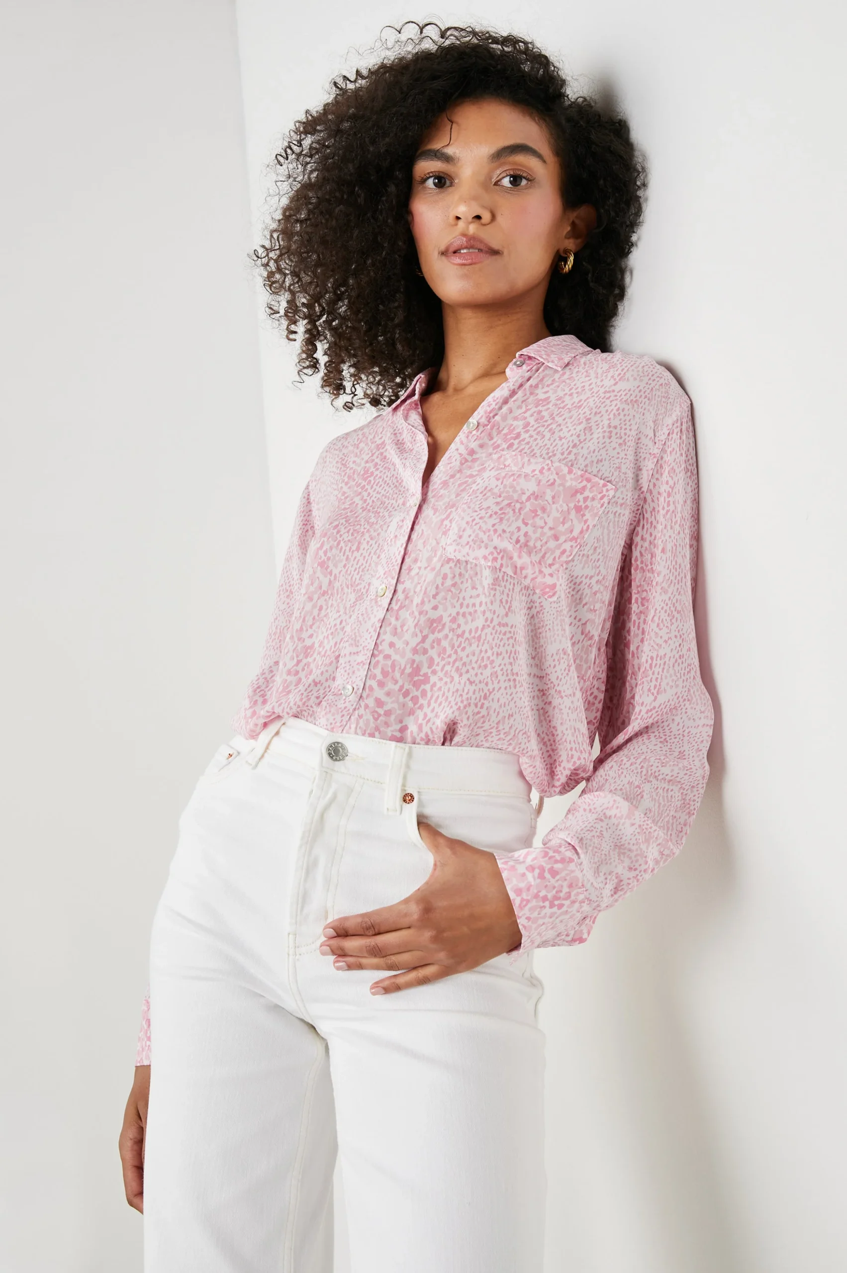 JOSEPHINE SHIRT - PINK BOA – Image 6