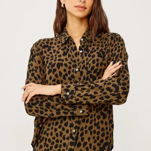 JOSEPHINE SHIRT - TEAK SPOTTED