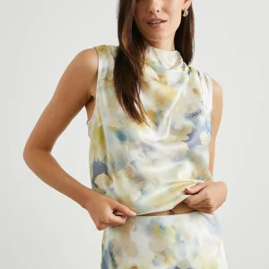 KALEEN TOP - DIFFUSED BLOSSOM