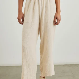 LEON CROP PANT - FLAX